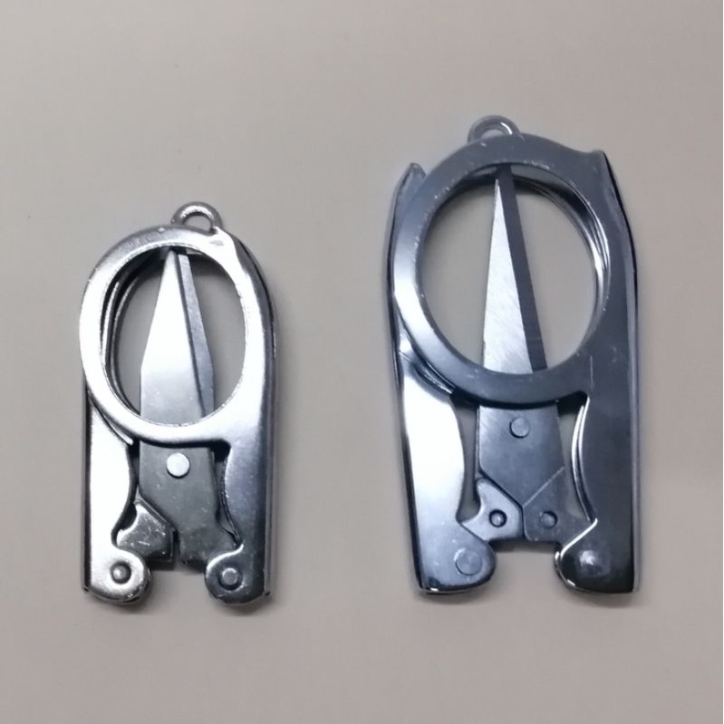 Stainless Steel Folding Scissor Gunting Lipat Tahallul Travel Haji ...
