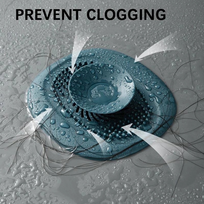 Bathroom Floor Hair Catcher Drain Deodorant Cover / Bathtub Sink Drain