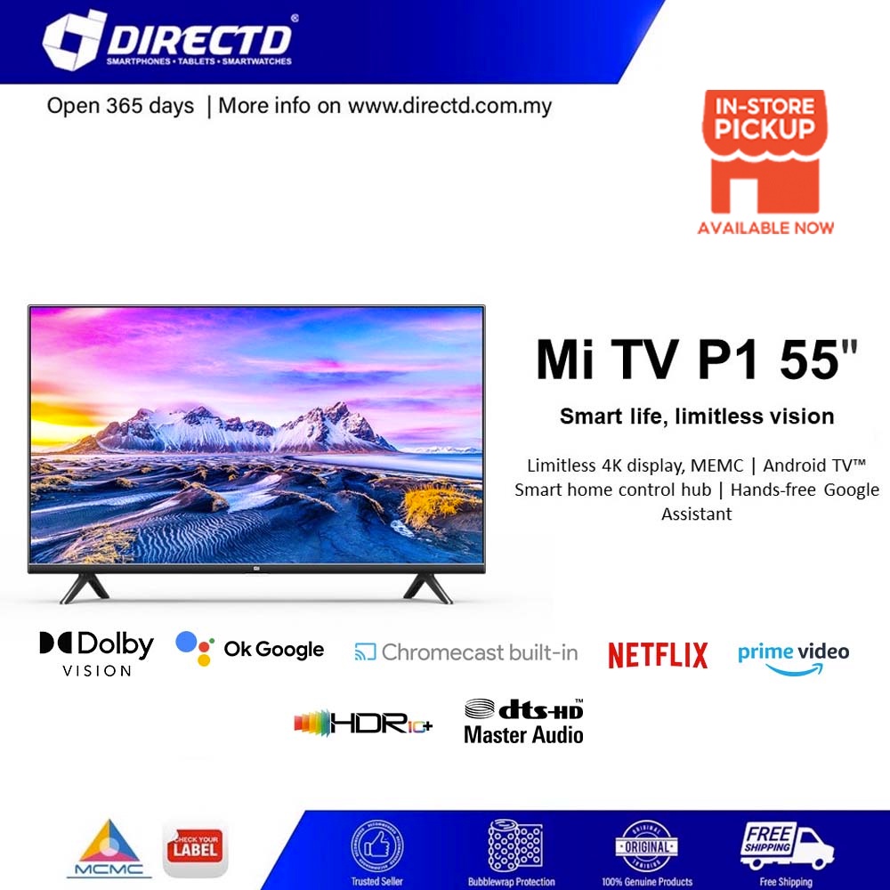 TV :: Xiaomi TV :: Mi A series | 32 inch| HD Ready LED Smart Google TV | Black