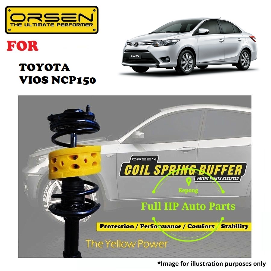 Toyota Vios NCP150 ORSEN Coil Spring Buffer | Shopee Malaysia