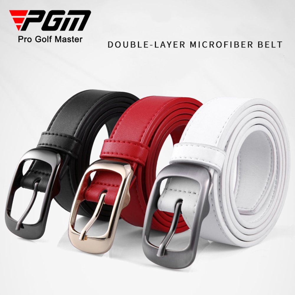 PGM Golf Belt Ladies Korean Version All-Match Square Buckle Microfiber ...