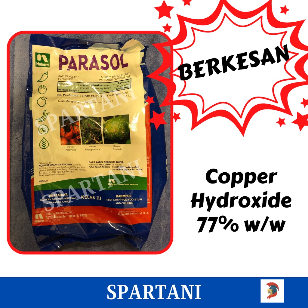 Copper Hydroxide Nufarm Parasol 1kg 铜粉 Shopee Malaysia