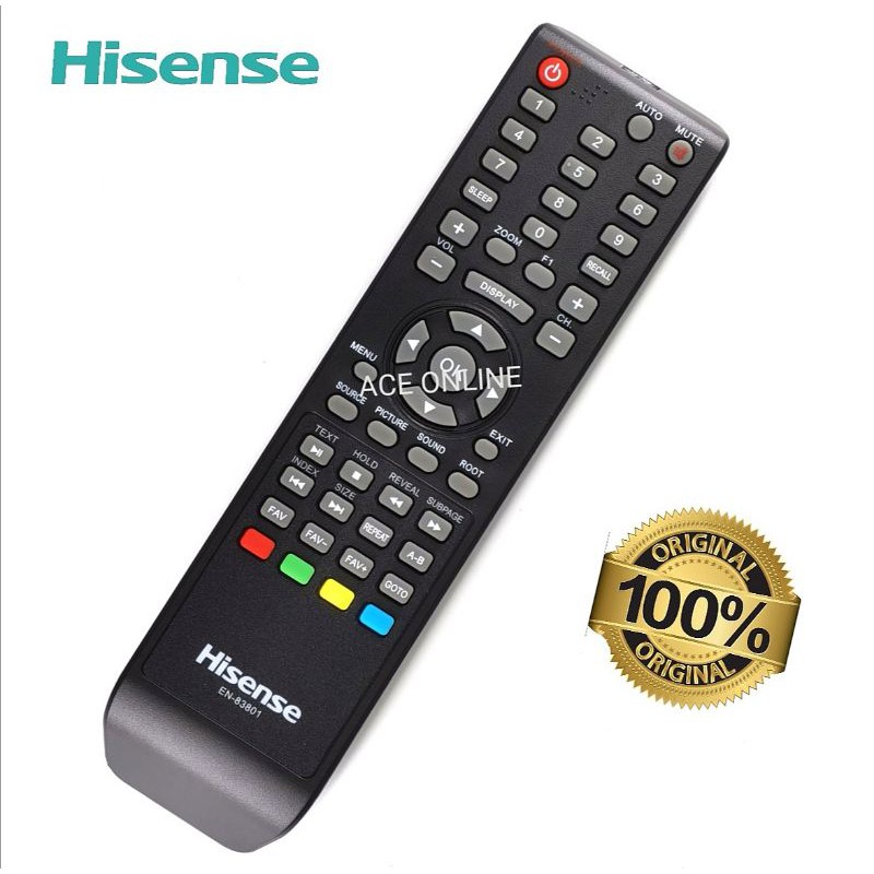 Original Hisense Flat Panel Lcdled Tv Remote Control En 83801