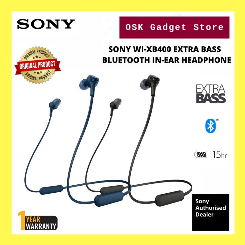 Sony wi xb400 online driver size