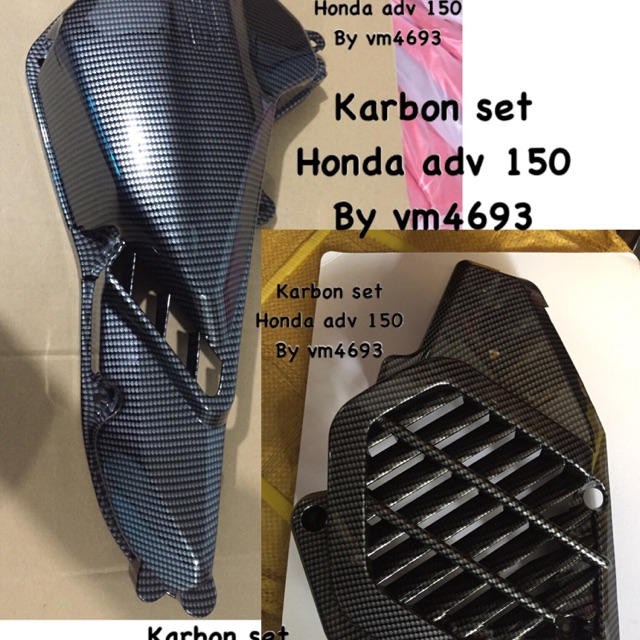 Honda adv 150 air radiator carbon, honda adv 150 and pnp air radiator ...
