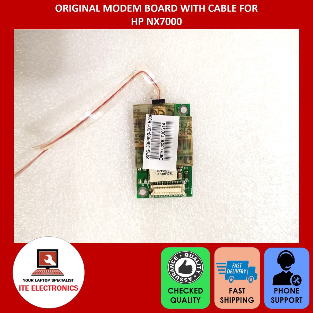ORIGINAL HP NX7000 MODEM BOARD WITH CABLE | Shopee Malaysia