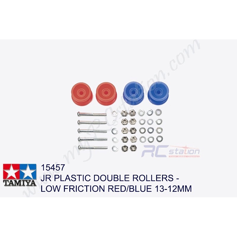 JR Plastic Bearing Set Low-Friction For Tamiya Models - Part #15523 - View #8