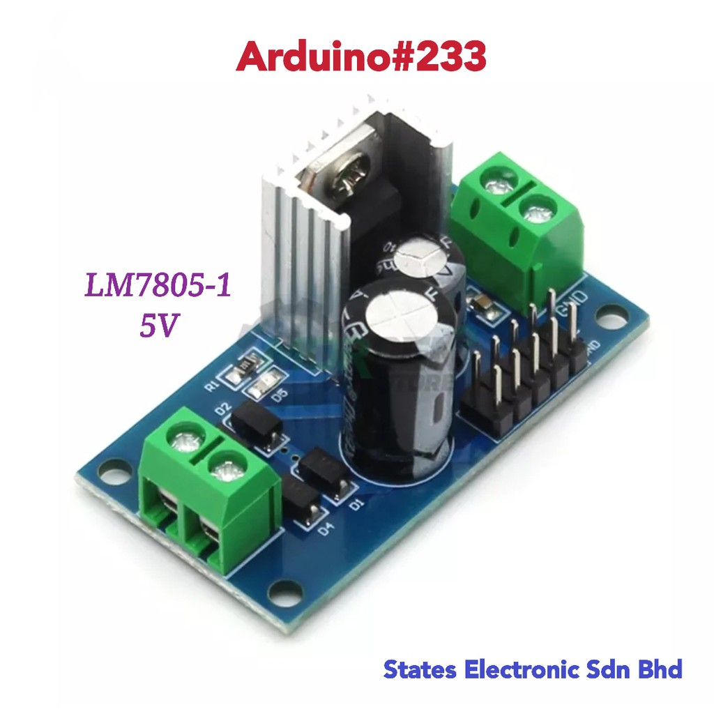 Voltage Regulator Power Supply Module - LM7805 LM7809 LM7812 | Shopee ...