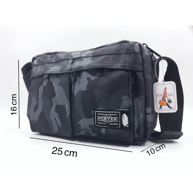 Ready stock Bape x Porter Camo shoulder bag Shopee Malaysia