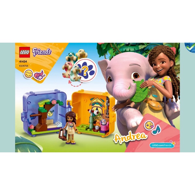 Lego friends play cube jungle series hotsell