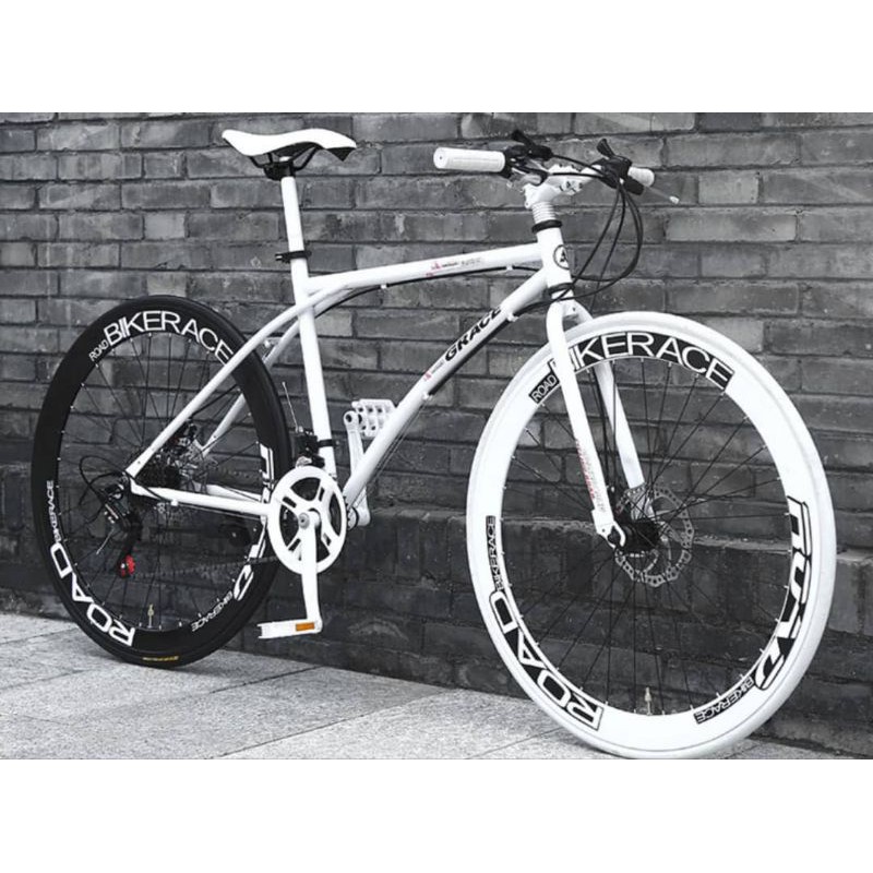 GRACE 24 SPEED FIXIE BICYCLE ROAD BIKE ROAD BICYCLE SLIM FAST CYCLING LIGHTWEIGHT BICYCLE RACING BICYCLE Shopee Malaysia