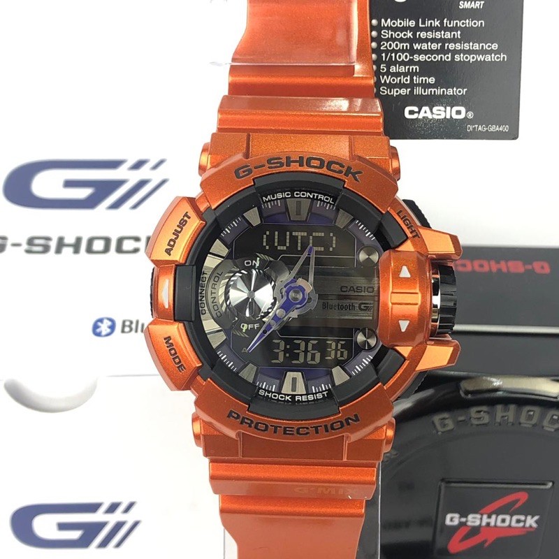 Casio G-Shock G-MIX Bluetooth® SMART GBA-400 Series | Shopee Malaysia