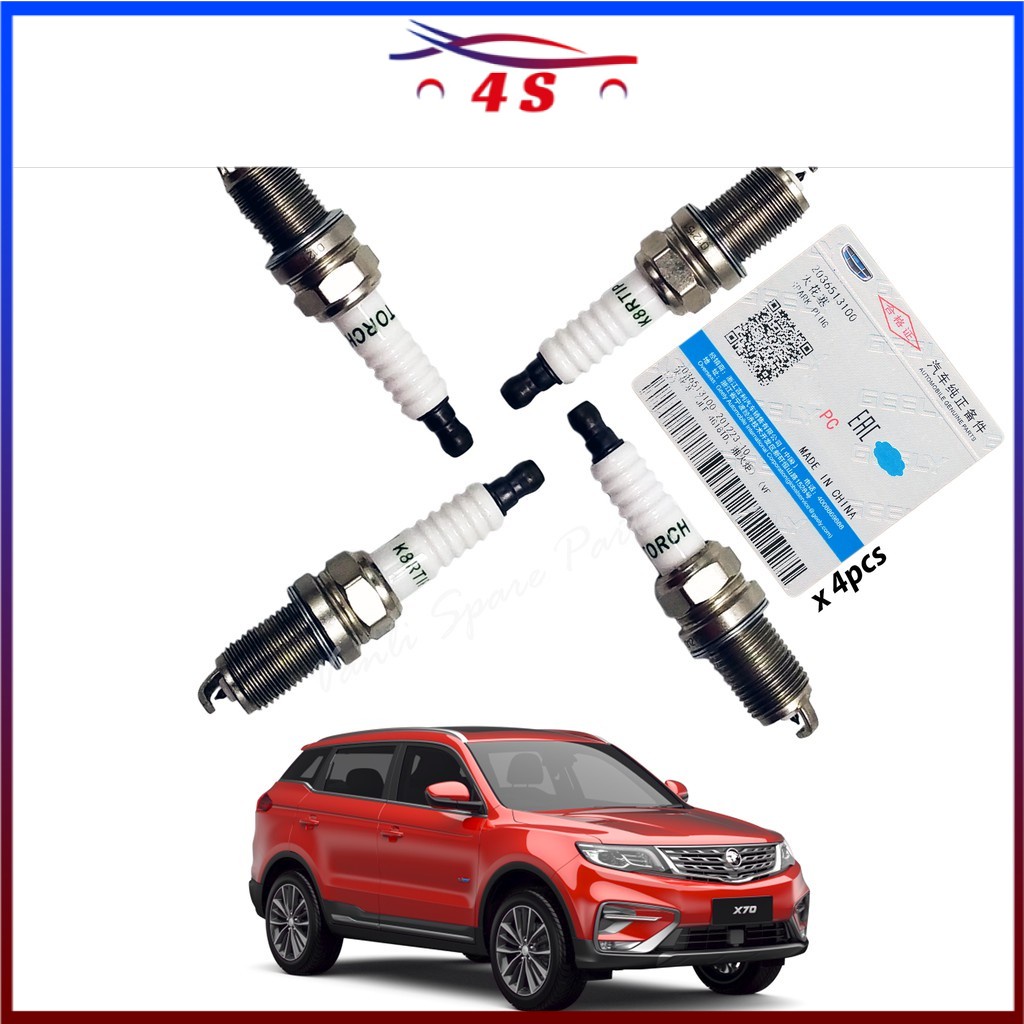 100 Original Iridium Power Spark Plug for Proton X70 4pcs Shopee