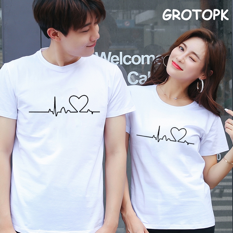 simple design for couple shirt