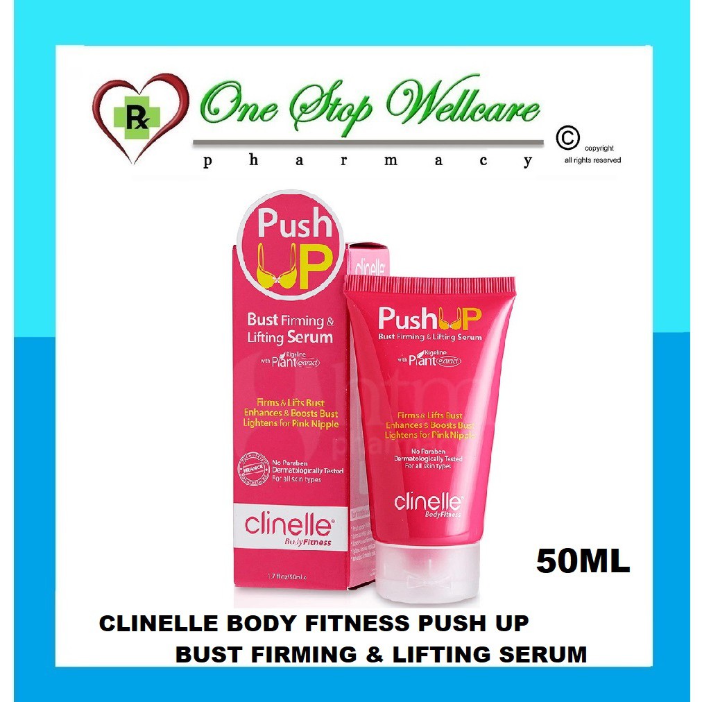 CLINELLE BODY FITNESS PUSH UP BUST FIRMING & LIFTING SERUM 50ML (EXP
