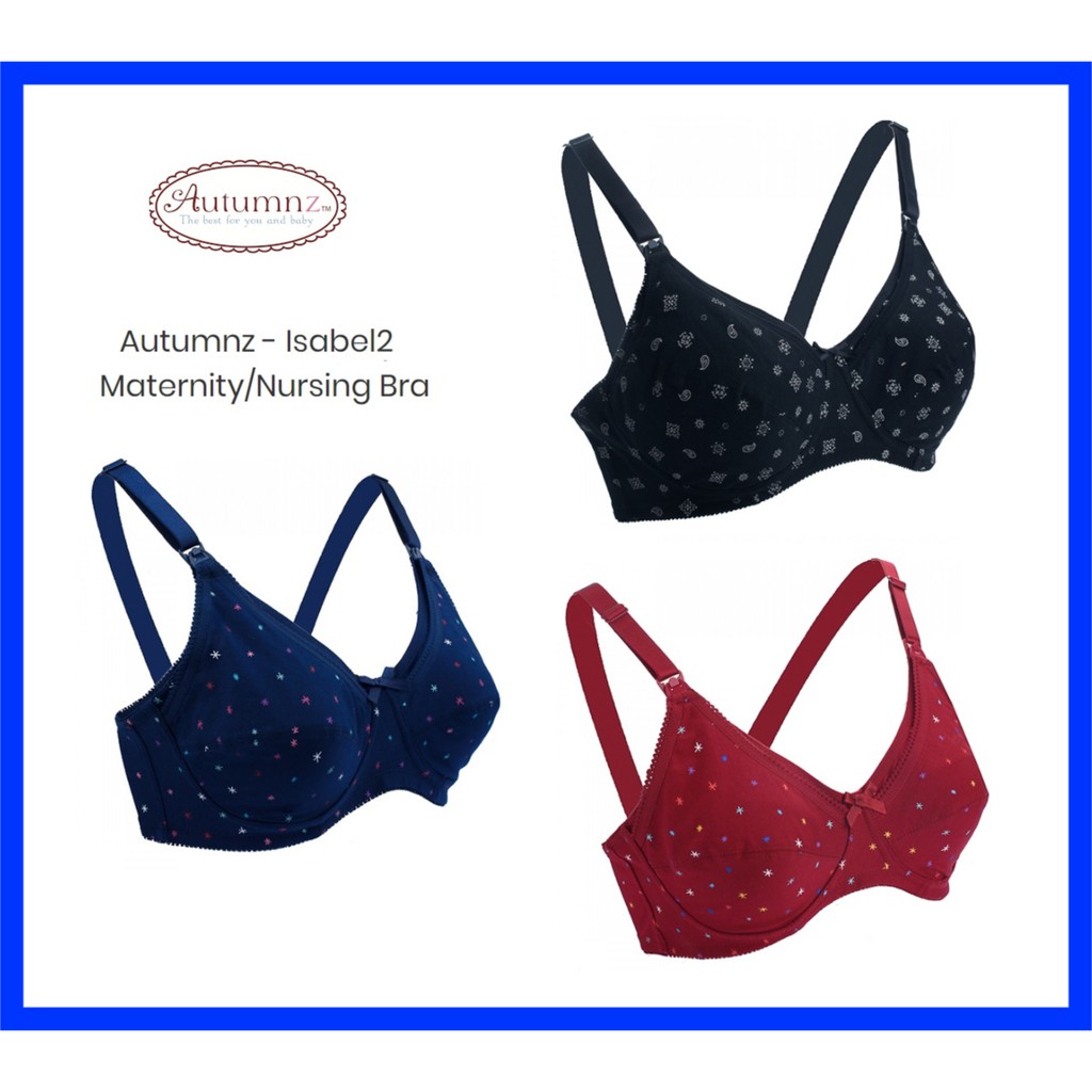 AUTUMNZ Basic Nursing Bra (Non-Wired) Free Bra Extender Zoe Black l Little  Baby Shop MY Online Store Malaysia