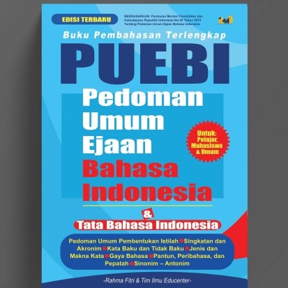 Puebi Complete Discussion Book (Indonesian Spelling General Guidelines ...
