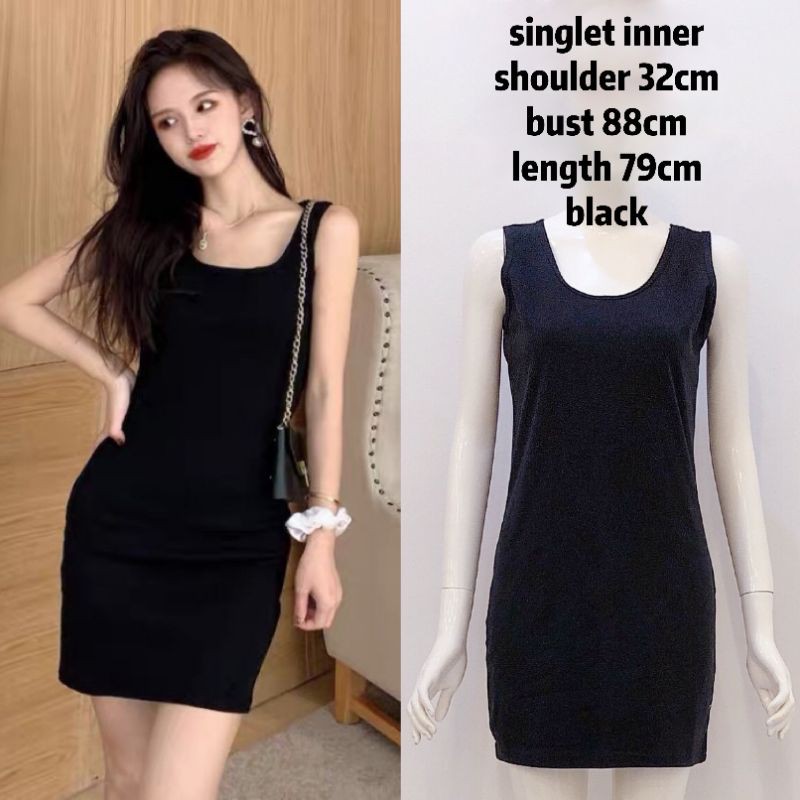 Inner Baju,Women Singlet Inner,Singlet Labuh Tutup Punggung,Inner ...