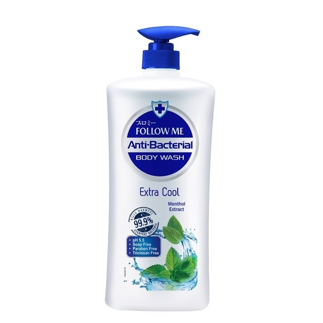 FOLLOW ME BODY WASH ANTIBACTERIA Extra Cool Body Shampoo Kills Bacteria SabUN Badan Shopee