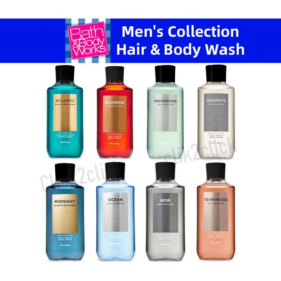 Bath and body works store men's body wash