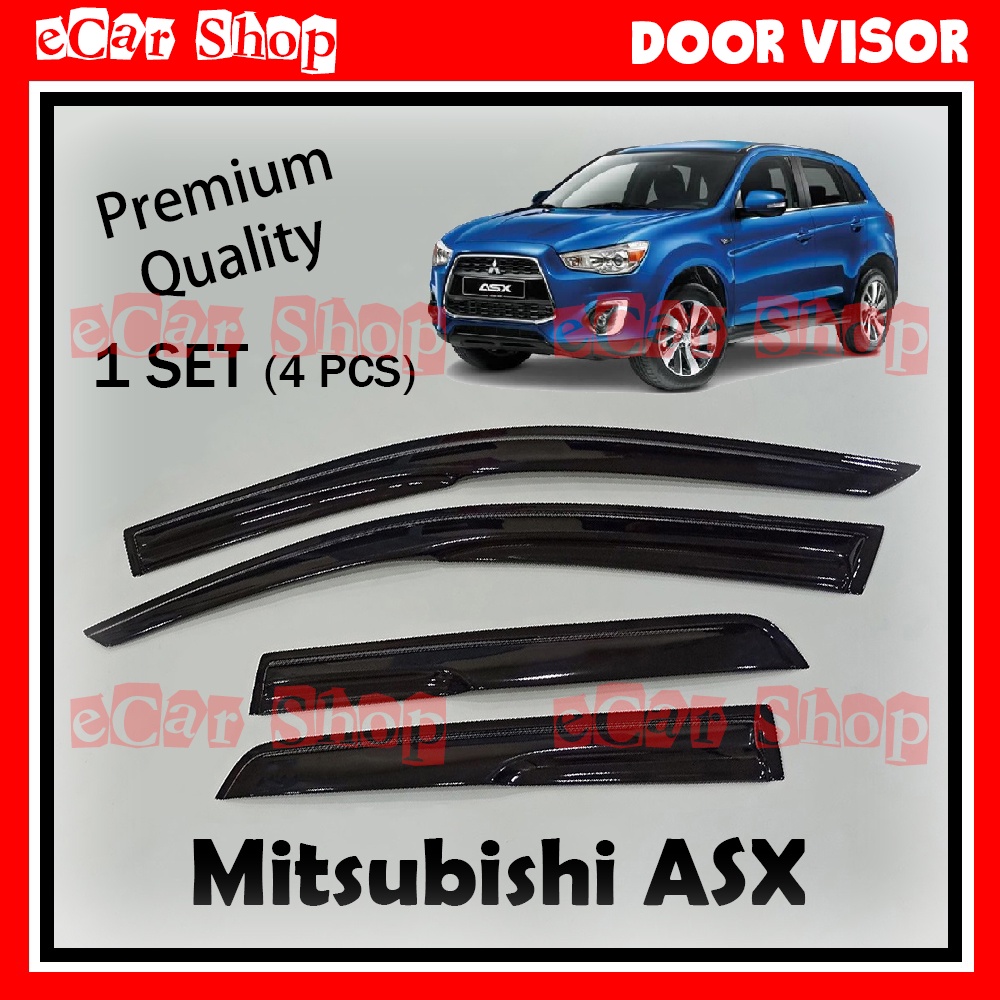 Mitsubishi ASX Door Visor Mugen Mit. ASX 2010 2011 2012 2013 Euro 2014 ...