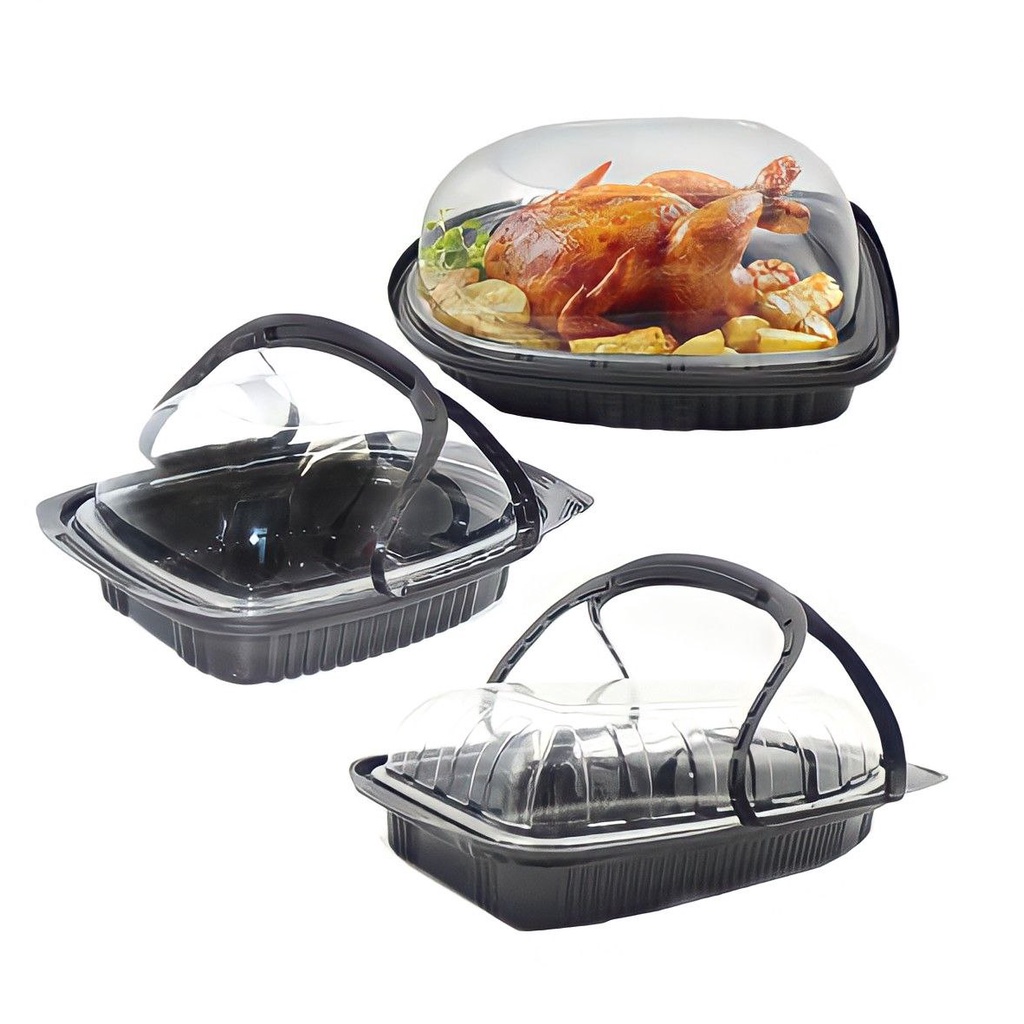 Roast Chicken Container Rotisserie Chicken Container Disposable