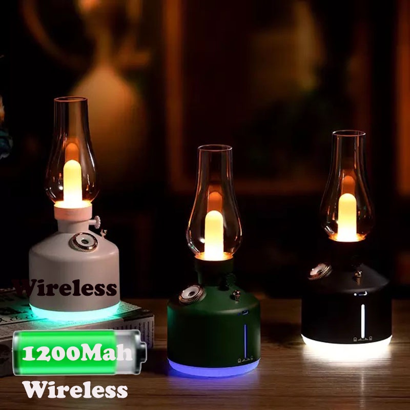 Wireless Rechargeable Portable Diffuser Air Humidifier Camping Lantern