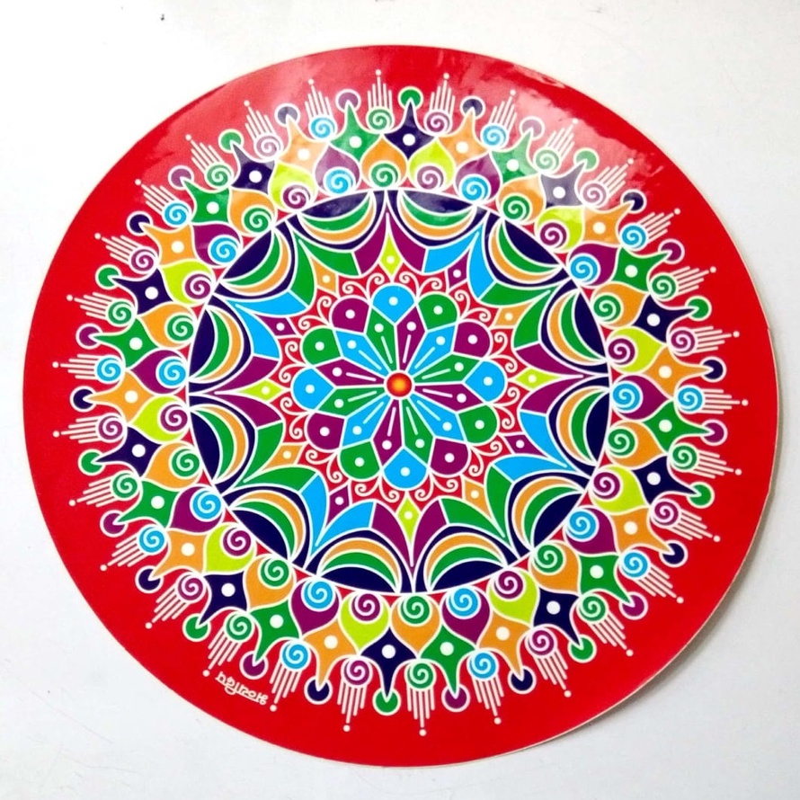 SPARKLING KOLAM STICKER (15X15) FOR DEEPAVALI | Shopee Malaysia