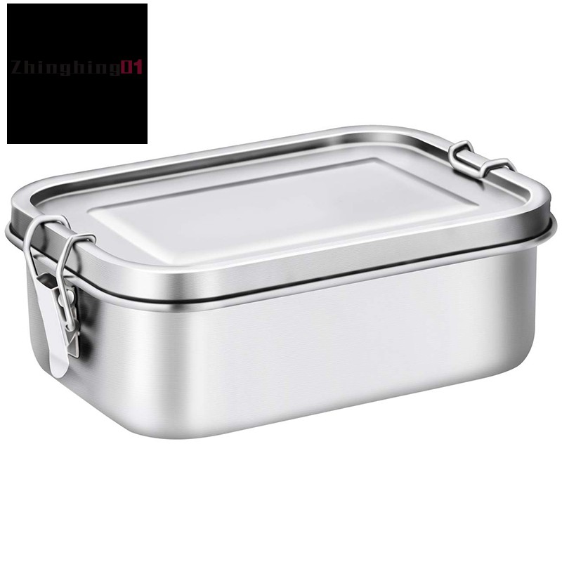 Stainless Steel Lunch Food Container with Lock Clips and Leakproof ...