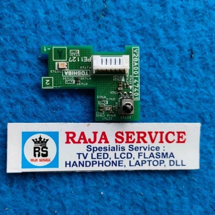 Ir remote tv toshiba 32P2300VJ remote sensor signal on and off stby ...