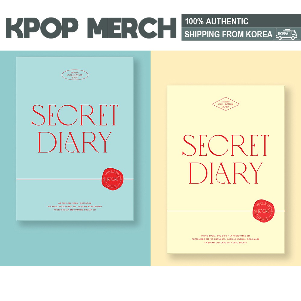 IZONE Spring Collection Secret Diary (Incl.Random Acrylic Photocard ...