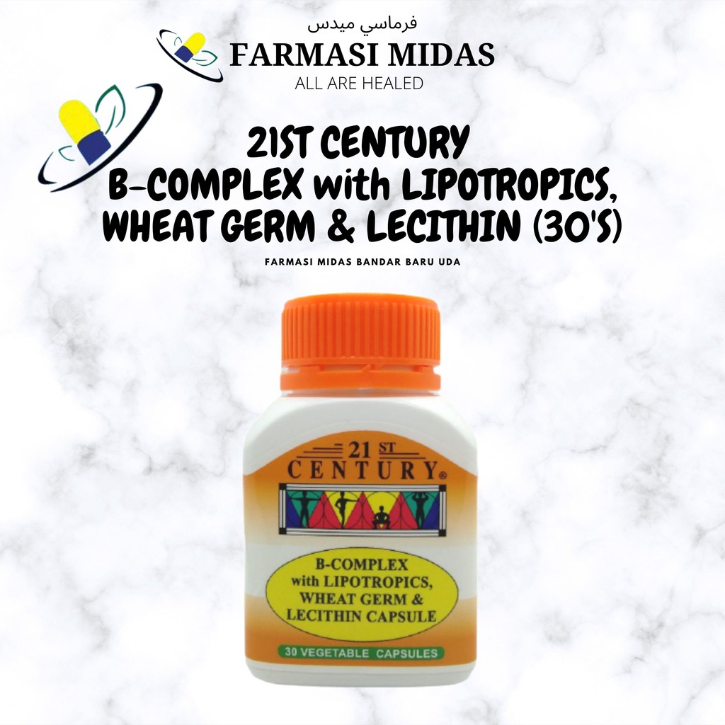 21ST CENTURY with LIPOTROPICS, WHEAT GERM & LECITHIN CAPSULES