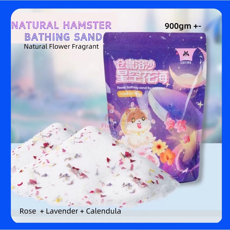 Natural Hamster Silica Bathing Sand / Pasir Mandi Silika Hamster