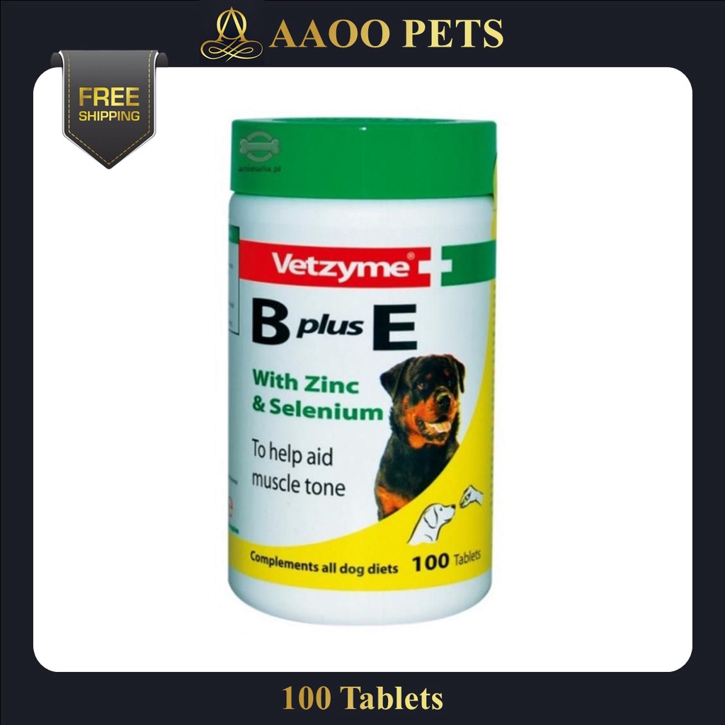 Vetzyme b shops plus e tablets