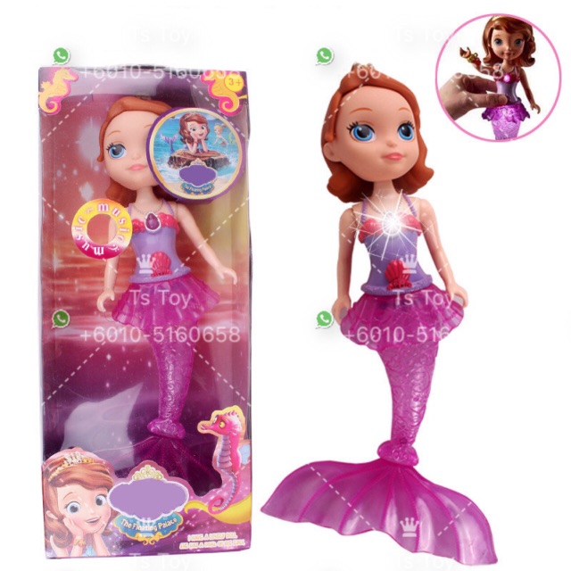 Princess sofia cheap mermaid doll