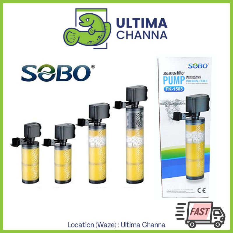 SOBO Aquarium Internal Filter Pump FK1502 FK1503 FK1504 crystal