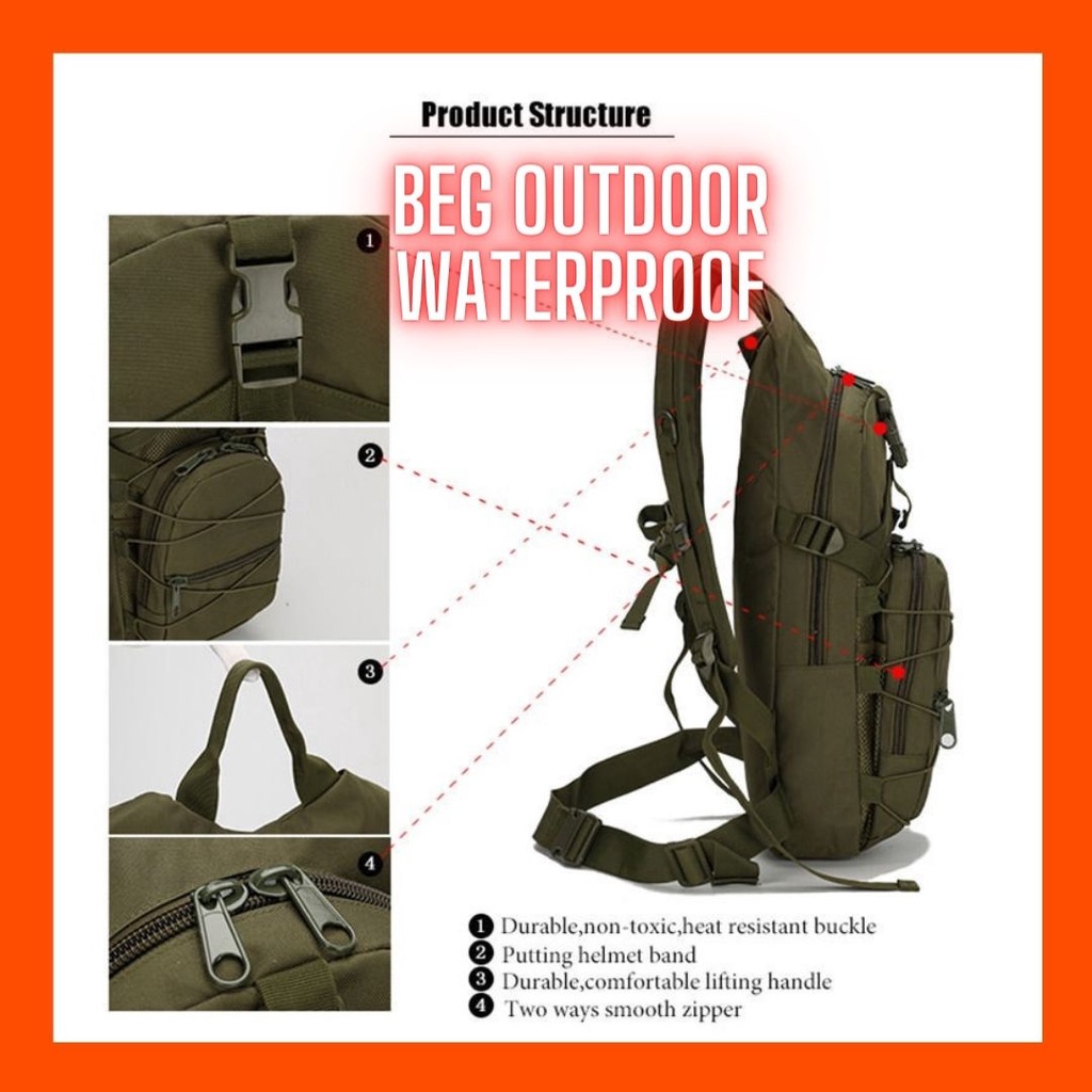 Tactical bag outlet shopee