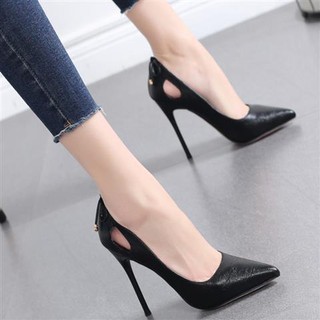 Shoes women's shoes all-match high heels stiletto single shoes单鞋