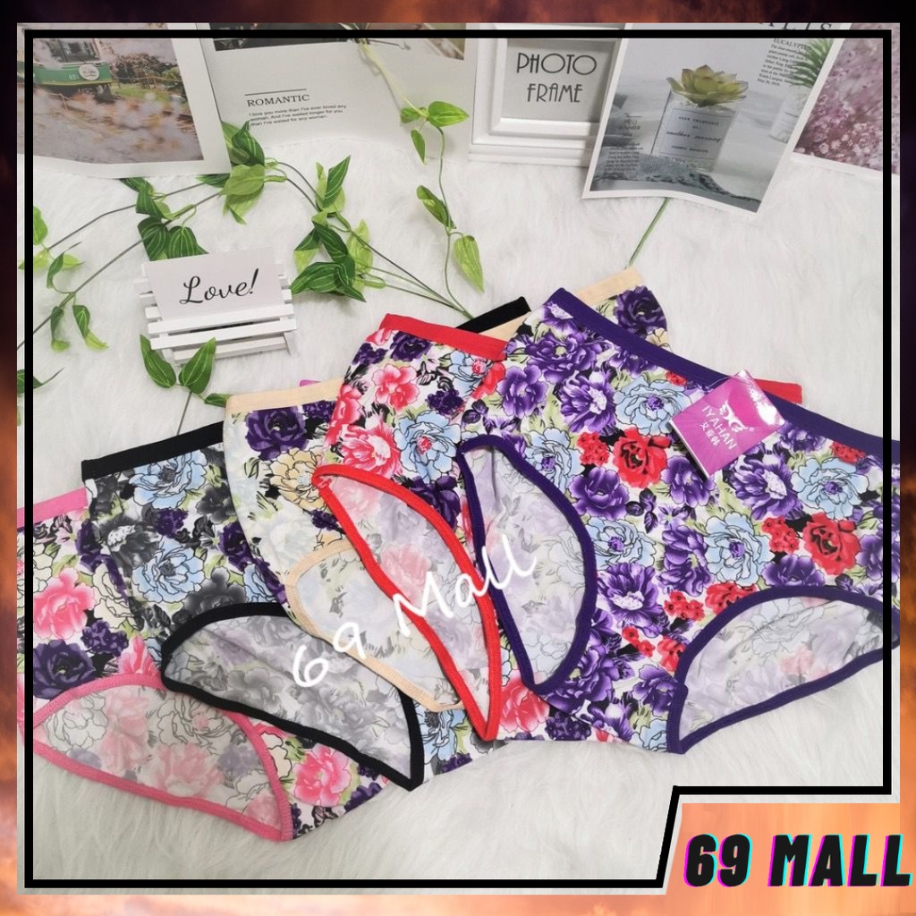 Panties Women Plus Size XL~ XXL Spender Women Underwear Women Seluar Dalam  Wanita Spender Wanita Polyester Flower Design