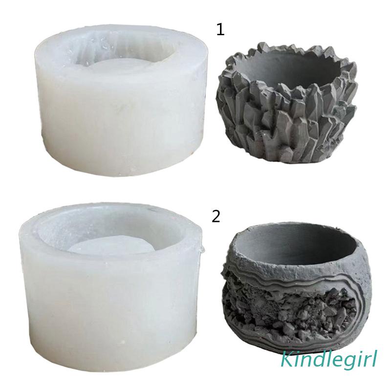 Hexagon Diamond Vase Plaster Concrete Flower Pot | Ubuy