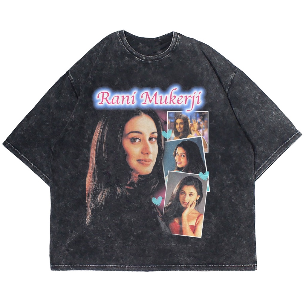 RANI MUKERJI WASHING VINTAGE TEE (WASHING T-SHIRT) | Shopee Malaysia