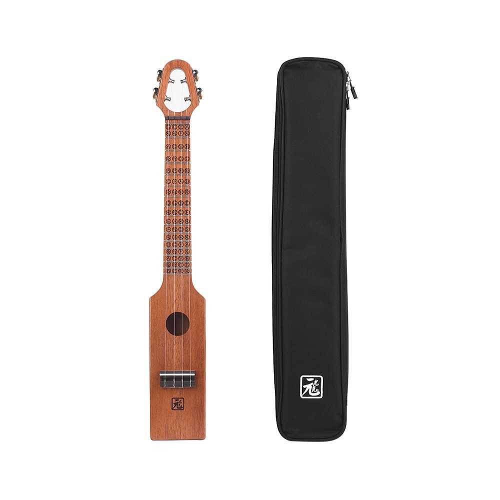 Acoustic Concert Ukulele Ukelele Uke Mahogany Wood Portable Compact