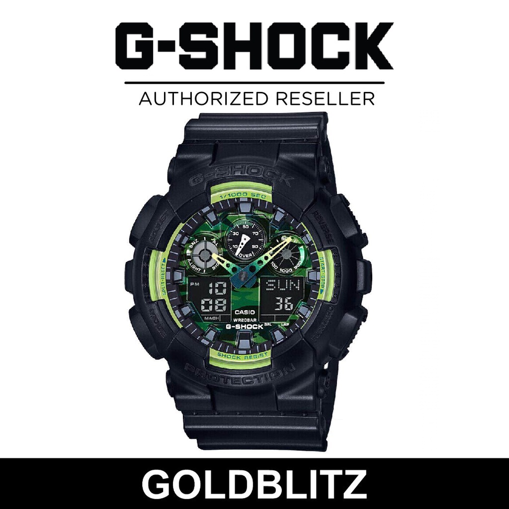 Casio G-Shock GA100 GA-100-1A1 GA-100-1A2 GA-100-1A4 GA-100B-4A GA
