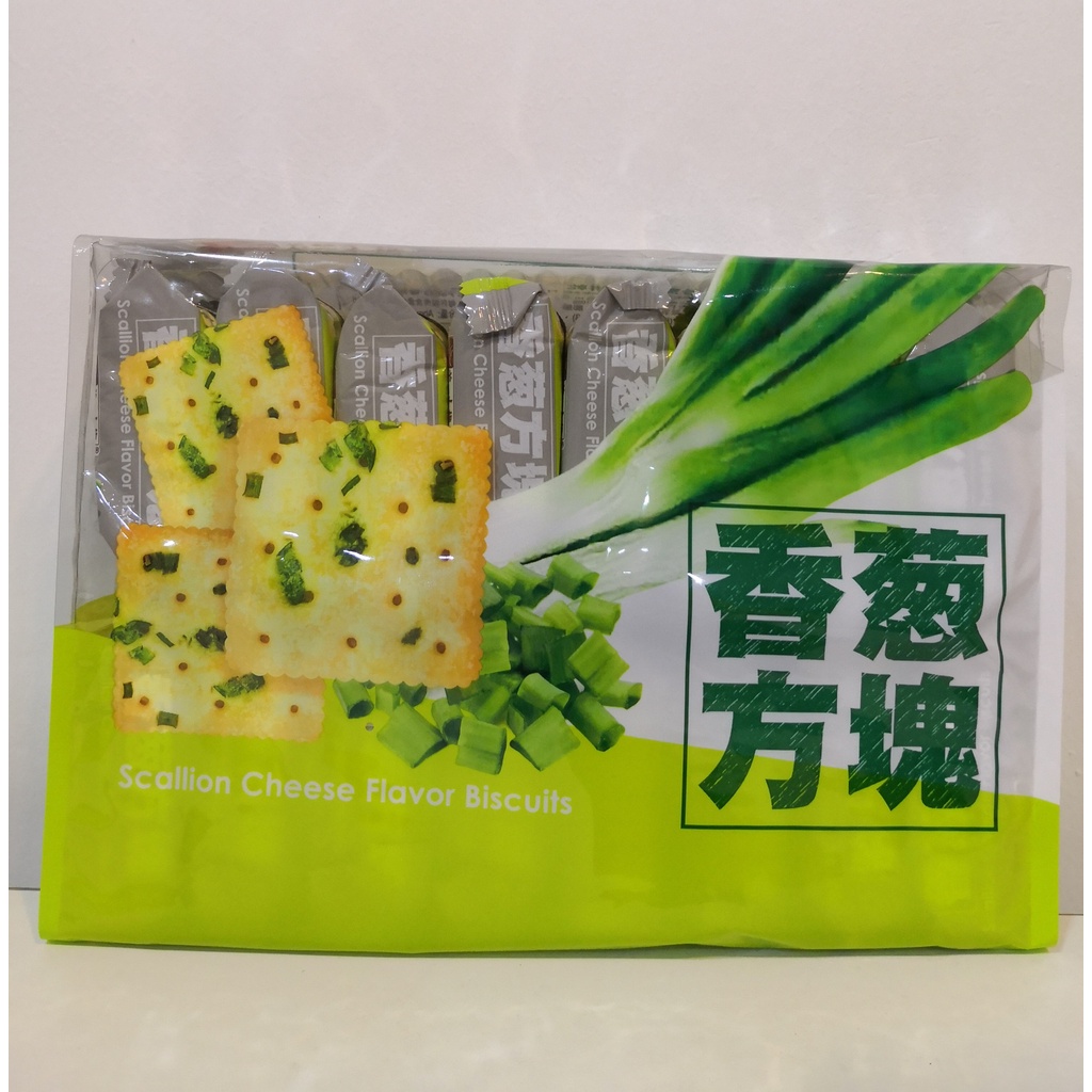 美味栈香葱方块饼干 Yummy House Scallion Cheese Flavor Biscuits【300g】 | Shopee ...