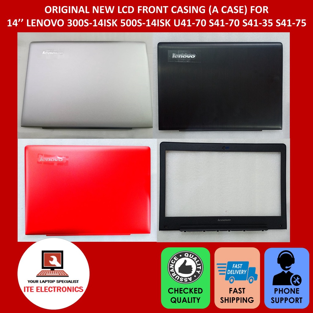 ORIGINAL NEW LENOVO 300S14 300S14ISK 500S14 500S14ISK U4170 S4170 S4135 S4175 LCD FRONT