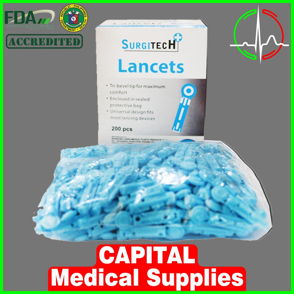 Sterile Lancets 23G Single Use Shopee Malaysia