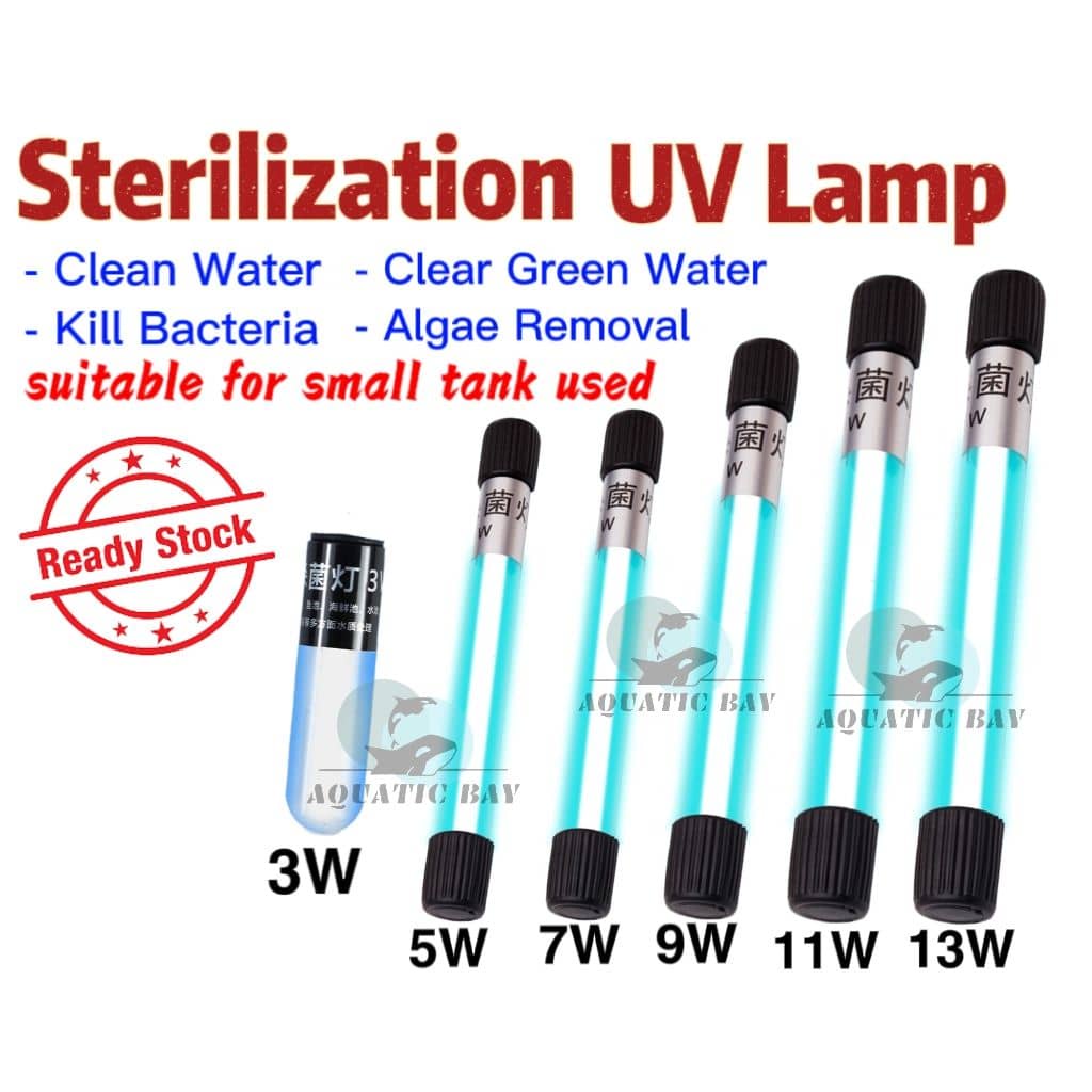 【BEST BUY】Aquarium 220V Sterilization UV Lamp UV Light Kill Algae Clean