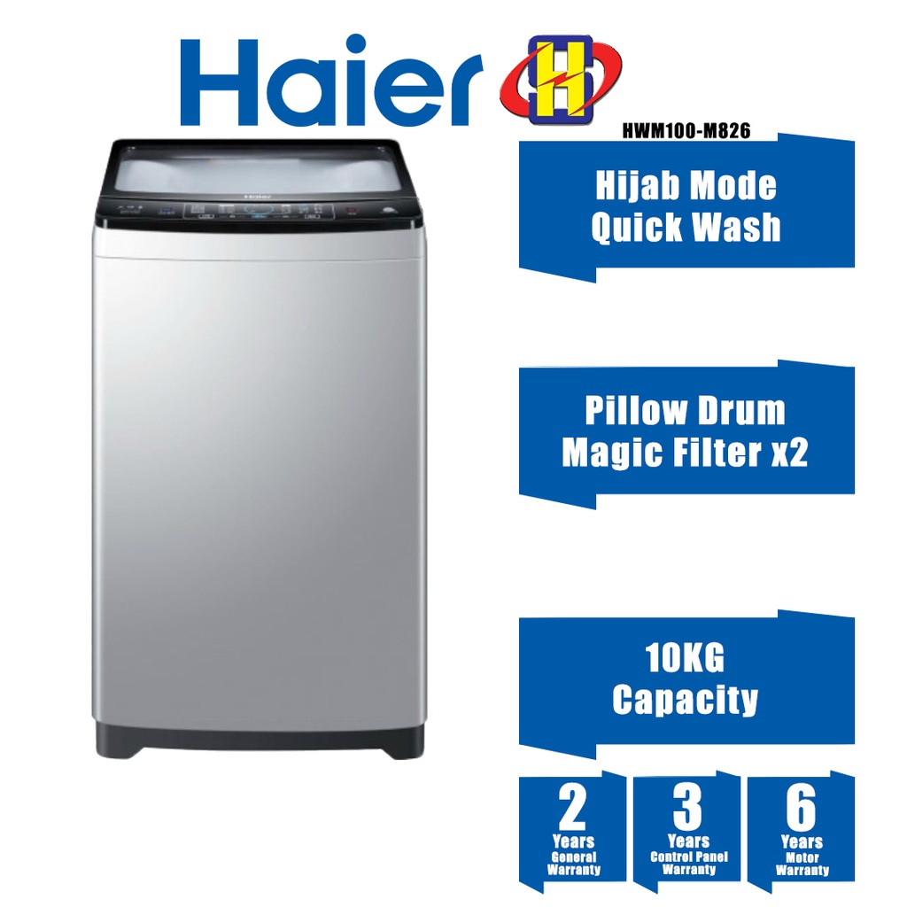 haier hwm100 m826