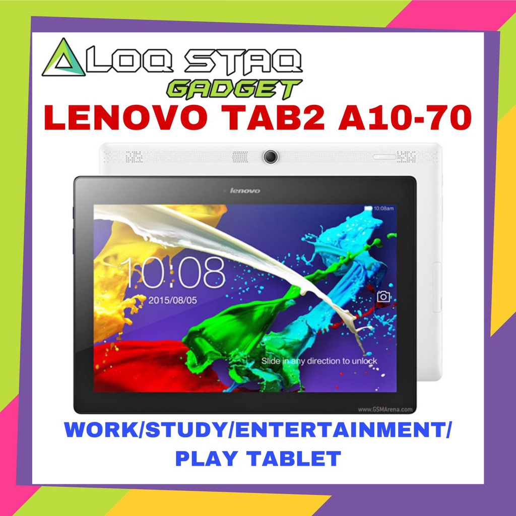 REY Vetro Temperato Per Lenovo Tab 2 A10-30 E A10-70 10,1'' - Pellicola Protettiva 9H Antigraffio