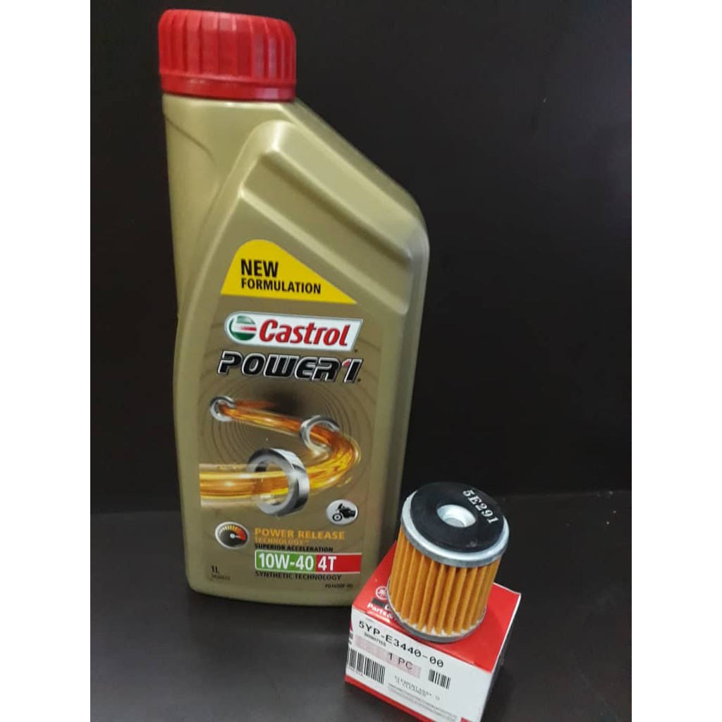CASTROL 4T + OIL FILTER LC135 COMBO Shopee Malaysia